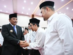 Pj Gubernur Sulsel Lantik Tiga Pengurus Masjid Milik Pemprov