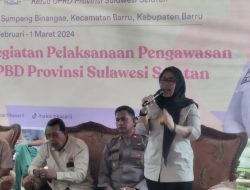 Ketua DPRD Sulsel Lakukan Pengawasan Anggaran di Barru
