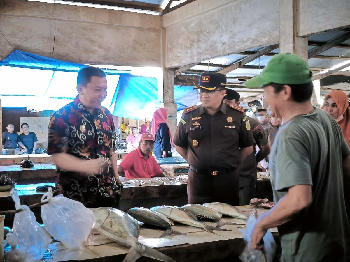 Bupati Selayar Basli Ali sidak pasar Bonea
