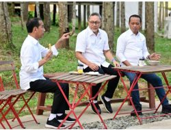 Presiden Jokowi Nikmati Pagi di IKN