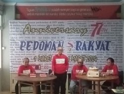 Anniversary 77th Pedoman Rakyat Berharap Membuat Buku