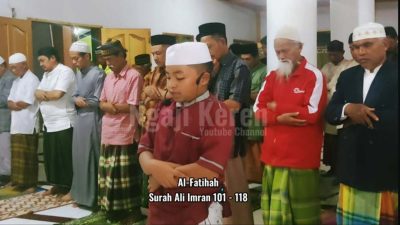 Viral, Imam Tarawih Termuda dari Tator