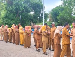 Pascalebaran Idulfitri, Dinkes Bantaeng Gear Apel dan Halalbihalal