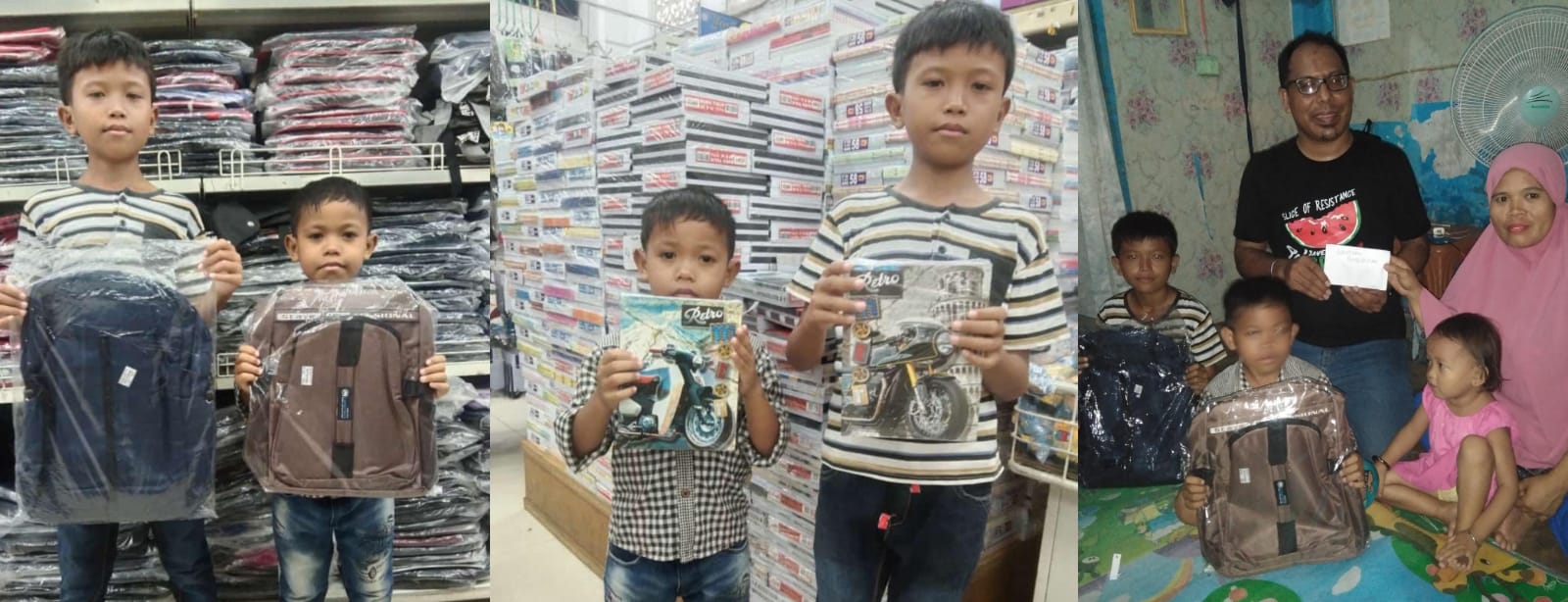 2 anak yang mendapatkan donasi dari Sahabat K-APEL