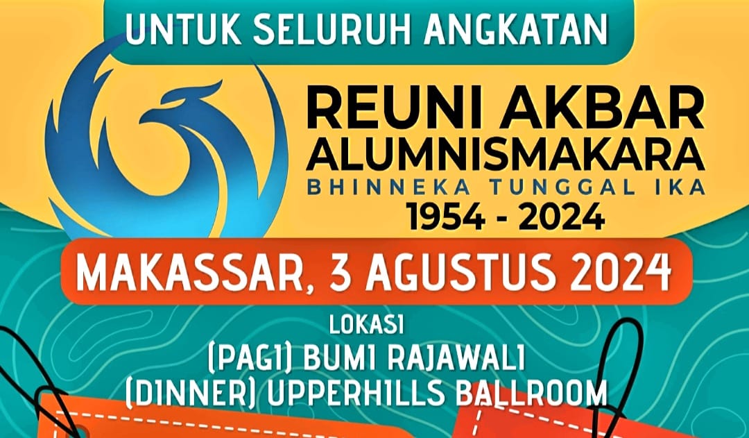 Ikatan Alumni SMA Katolik Rajawali (IKA SMAKARA) Makassar kembali merencanakan menggelar hajatan reuni akbar yang dikemas secara kolosal pada Minggu 3 Agustus 2024.