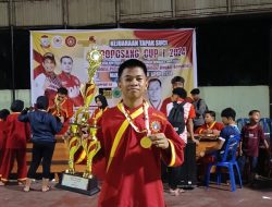 Fajrin Maulana Hermanto, Siswa Kelas IX SMP Negeri 18, Meraih Medali Pada Kejuaraan Kapoposang Cup 1  