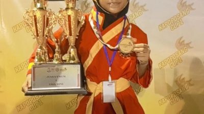 Pipit Mifta Mujzah, Siswa SD Inpres Maccini Sombala Sukses Meraih Medali Emas Pada Kejuaraan Kapoposang Cup 1 