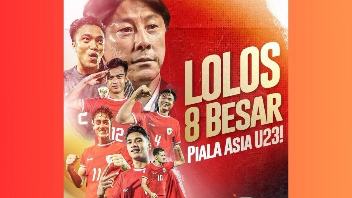 Indonesia lolos Perempat final Piala Asia U23 2024