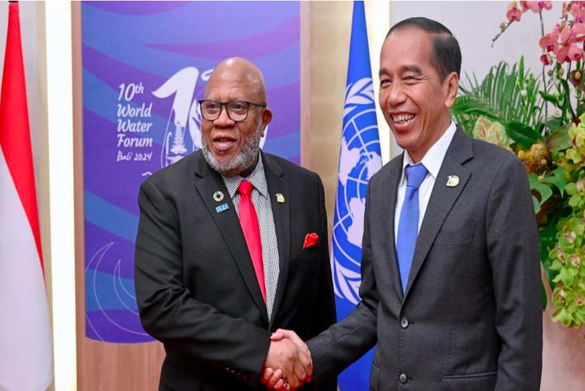 Presiden Majelis Umum Perserikatan Bangsa-Bangsa (PBB), Dennis Francis, Presiden Joko Widodo