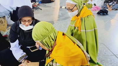 Petugas Penyelenggara Ibadah Haji (PPIH) Arab Saudi menempatkan tim Penanganan Krisis dan Pertolongan Pertama Pada Jamaah