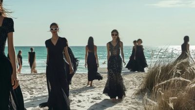 Red Sea Fashion Week di St. Regis Red Sea Resort Pulau Ummahat pantai barat Arab Saudi