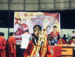 Siswa SMK Negeri 1 Makassar, Putri Regina Raih Medali Perak Pada Kejuaraan Kapoposang Cup 1 