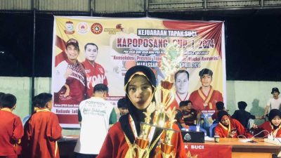 Siswa SMK Negeri 1 Makassar, Putri Regina Raih Medali Perak Pada Kejuaraan Kapoposang Cup 1 