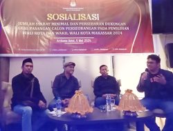 KPU Makassar: Bapaslon Perseorangan Pilwalkot Wajib Serahkan Minimal 67.402 KTP
