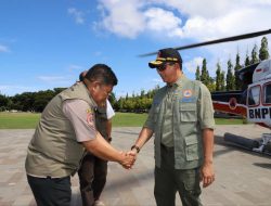 Kepala BNPB Lakukan Peninjauan dan Distribusi Logistik via Udara