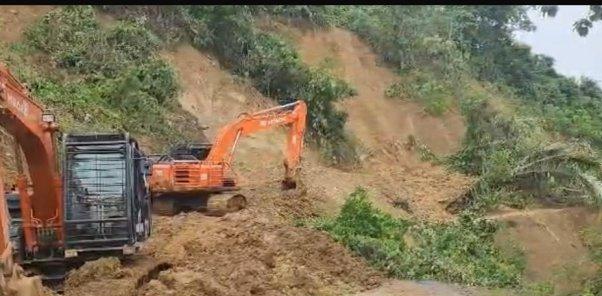 Lokasi longsor di Kecamatan Latimojong