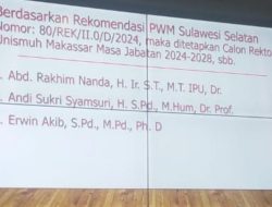 Rapat Senat Unismuh Makassar Mengesahkan Tiga Calon Rektor, ini Sosoknya