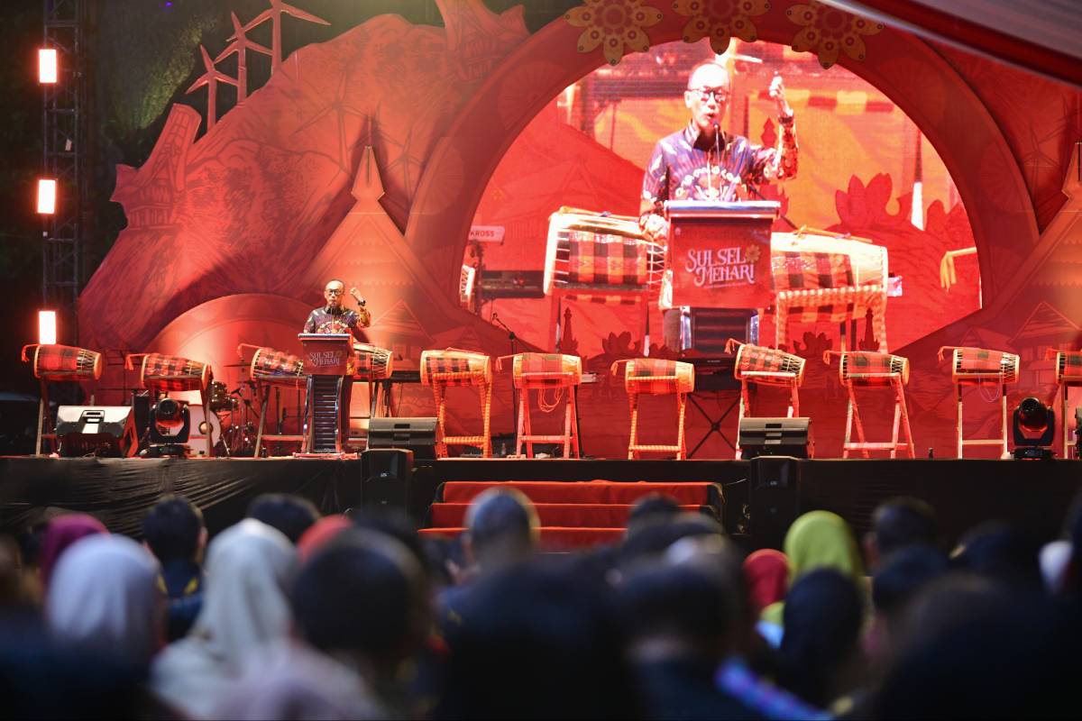 Pembukaan Festival Sulsel menari