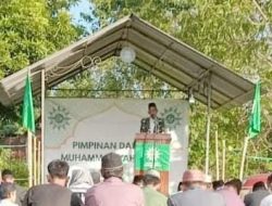 Warga Persyarikatan Salat Idul Adha di Lapangan Dakwah Muhammadiyah di Mawang Gowa