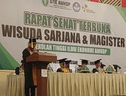 STIE AMKOP Makassar Mewisuda 274 Alumni Sarjana dan Magister di Claro Hotel Makassar