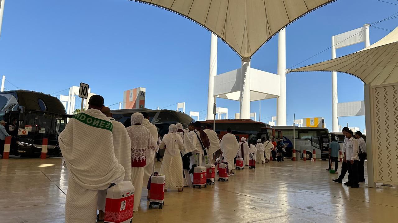 Jemaah haji gelombang kedua (ilustrasi)