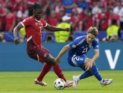 Swiss Hentikan Langkah Italia ke Babak 8 Besar