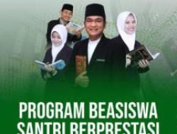 Kemenag Buka Program Beasiswa bagi 1.000 Santri, Cek Syarat dan Ketentuannya