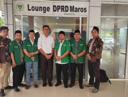 PC GP Ansor Maros Audiens Bersama Ketua Komisi 2 DPRD