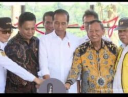 Presiden Jokowi Resmikan Bendungan Pamukkulu Takalar