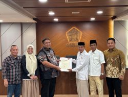 Gerindra Serahkan Dukungan ke Pasangan Chaidir – Suhartina di Pilkada Maros