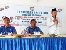 Ibu-ibu Antusias Hadiri Pencerahan Qalbu Jumat Ibadah di Desa Pallangga Gowa