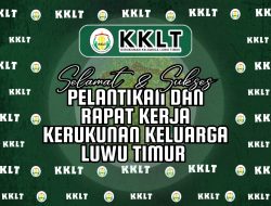 Pelantikan dan Raker Pengurus KKLT Ditunda