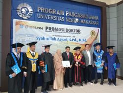 Syahrullah Asyari Raih Gelar Doktor Ilmu Pendidikan Matematika di UNM, Ketua PP Muhammadiyah jadi Penguji Eksternal