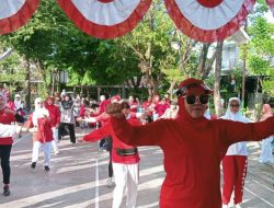 Peringati HUT RI ke-79, Perumahan Griya Antang Permai Gelar Jalan Santai dan Senam Sehat