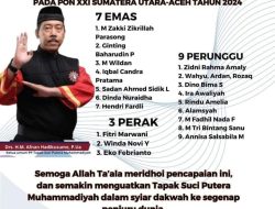 Perguruan Tapak Suci Peraih Medali Emas Terbanyak di PON XXI Aceh – Sumut 2024