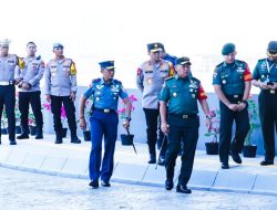 Pangdam XIV/Hsn Selaku Pangkogasgabpad, Melaksanakan PAM VVIP Kunker Presiden RI di Sulsel
