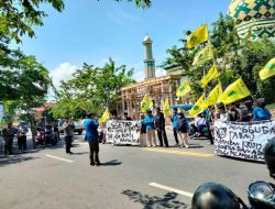 ABM dan PMII Maros Gelar Unras di DPRD Maros