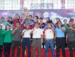 Beregu Putra dan Putri Tim Hasanuddin A Meraih Emas Kejurnas Sepak Takraw Piala Panglima TNI 2024