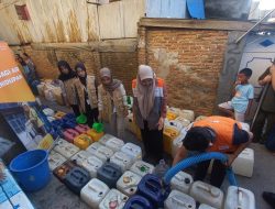 Gercep! Rumah Zakat Bantu Air Bersih Warga Makassar