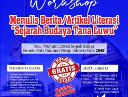 Komunitas Sawerigading, Kuatkan Literasi Sejarah Budaya Generasi Muda Tana Luwu