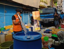 Rumah Zakat “Gasskan” Bantuan Air Bersih di Kota Makassar