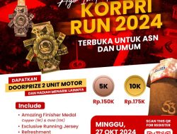 Dilepas Pj Gubernur Sulsel Prof Zudan, 6.358 Peserta Siap Ikuti KORPRI Run