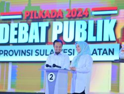 Andalan Hati Unggul Telak di Debat Perdana Pilgub Sulsel