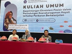 Menarik! Prof Winarni Monoarfa dan FIIP 80 Unhas Beri Kuliah Umum di Politeknik Perikanan Pangkep