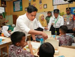 Pj Gubernur Sulsel Dampingi Wapres Tinjau Makan Bergizi Gratis di Maros