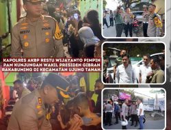Kapolres AKBP Restu Wijayanto Pimpin PAM Kunjungan Wakil Presiden di Kecamatan Ujung Tanah