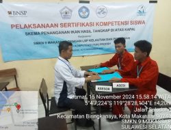 SMKN 9 Makassar, laksanakan Sertifikasi Kompetensi Siswa tahun 2024