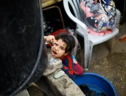 UNICEF Sampaikan Satu dari Lima Anak di Gaza Kekurangan Gizi