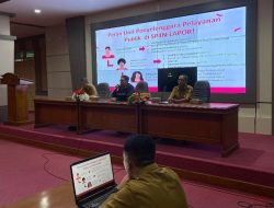Diskominfo SP Sulsel Gelar Rapat Evaluasi SP4N-LAPOR