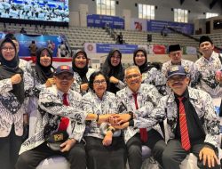 Prof Dr Unifah Rosyidi Salam Kompak Pimpinan PGRI Sulsel